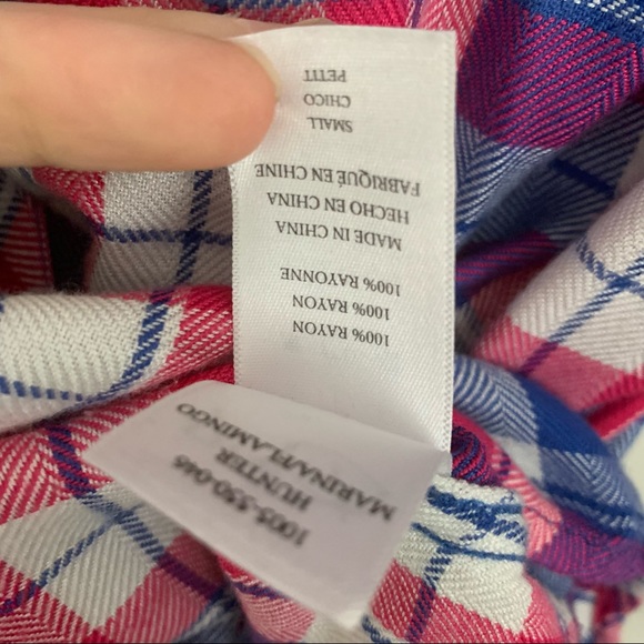 Rails Hunter Pink & Blue Plaid Button Down Top - Picture 8 of 8